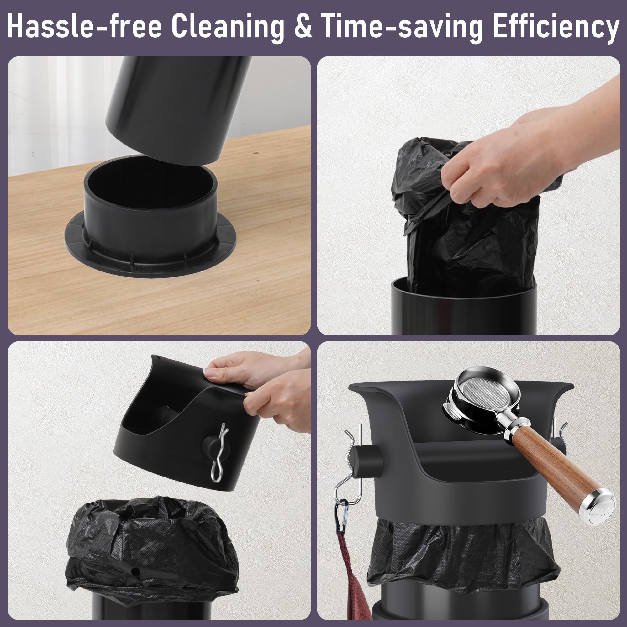 Amazon.com: 4L Espresso Knock Box, Coffee Grounds Disposal and